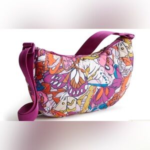 Vera Bradley Springbrook Sling Crossbody Bag Flutter Print